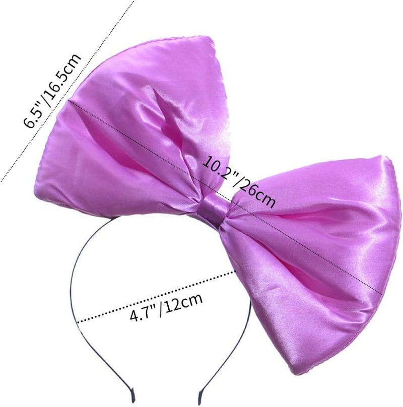 BUTITNOW BUYITNOW Women Huge Bow Headband Cute Bowknot Hair Hoop for Halloween Cosplay - Image 3